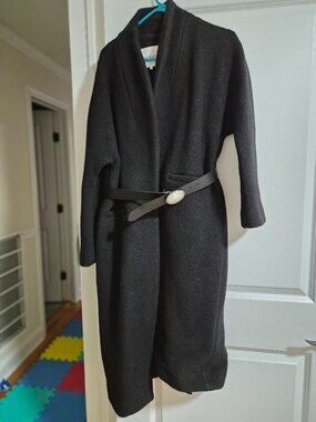 Ba&sh wool coat with belt